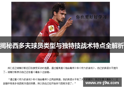 揭秘西多夫球员类型与独特技战术特点全解析
